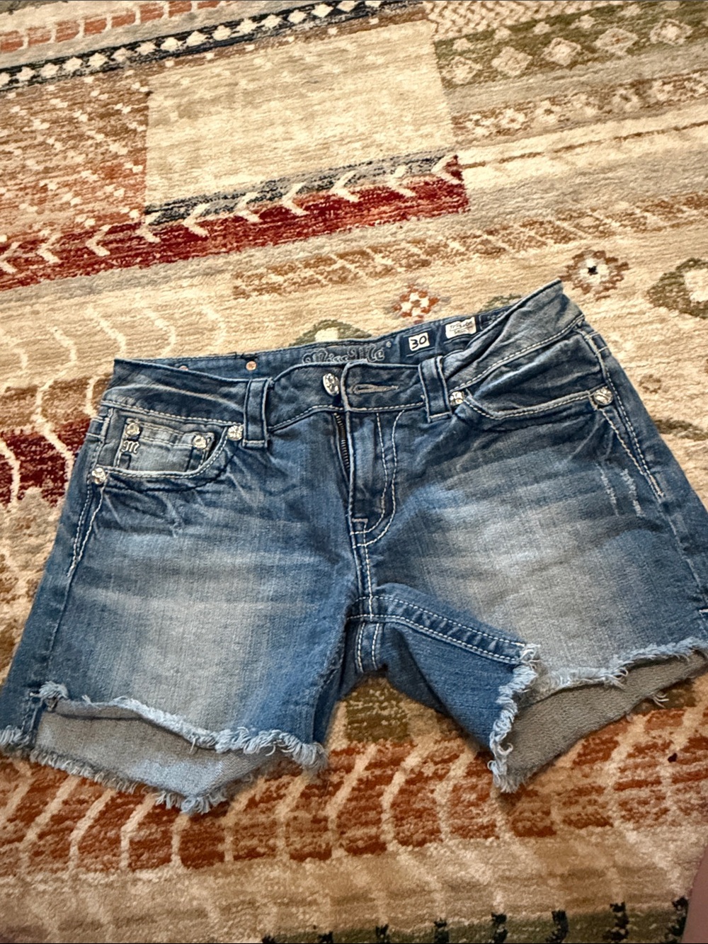 Miss Me Size 30 Denim Shorts - Picture 4 of 5